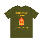 Sergeant Major of Marines Jersey Short Sleeve Tee