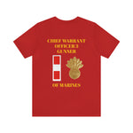 Chief Warrant Officer 3 Gunner of Marines Jersey Short Sleeve Tee