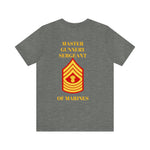 Master Gunnery Sergeant of Marines Jersey Short Sleeve Tee