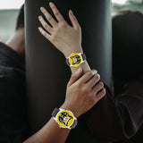 Bishop Yellow Instafamous Wide Type Quartz watch - Wear Freedom Wear
