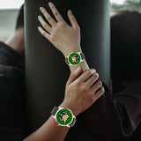 Bishop  Green Instafamous Wide Type Quartz watch - Wear Freedom Wear