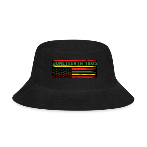 Juneteenth Bucket Hat - black