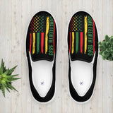 Juneteenth Women’s slip-on canvas shoes