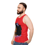 Purple Queen (Red) Unisex Tank Top (AOP)