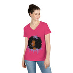 Purple Queen Ladies' V-Neck T-Shirt