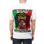 Freedom Wear Juneteenth Day of Freedom Unisex AOP Cut & Sew Tee