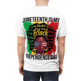 Freedom Wear Juneteenth Day of Freedom Unisex AOP Cut & Sew Tee