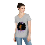 Purple Queen Ladies' V-Neck T-Shirt