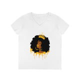 Golden Queen Ladies' V-Neck T-Shirt