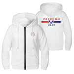 Freedom Wear Youth Lightweight Zipper Jumper Sweatshirt Hoodie