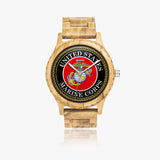 Marine Corps Italian Olive Lumber Wooden Watch