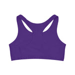 Golden Queen (Purple) Seamless Sports Bra (AOP)