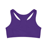 Golden Queen (Purple) Seamless Sports Bra (AOP)