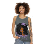 Purple Queen (Dark Grey) Unisex Tank Top (AOP)