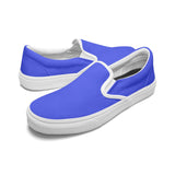 All Blue AOP Slip-On Shoes