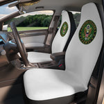 Army (White) Polyester Car Seat Covers