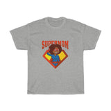 Supermom Logo 9 Unisex Heavy Cotton Tee - Wear Freedom Wear