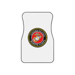 Marine Corps (White) Car Mats (Set of 4)