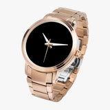 New Black Face Steel Strap Automatic Watch