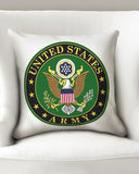 Army  Throw Pillow Case 18"x18"