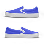 All Blue AOP Slip-On Shoes