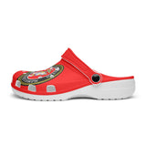 Marine Corps All Over Red Printed Clogs