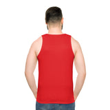 Golden Queen (Red) Unisex Tank Top (AOP)