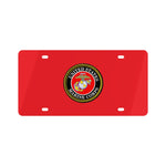 Marine Corps (Red) License Plate