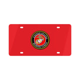 Marine Corps (Red) License Plate