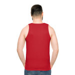 Golden Queen (Dark Red) Unisex Tank Top (AOP)