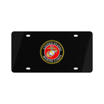 Marine Corps (Black) License Plate