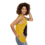 Purple Queen (Yellow) Unisex Tank Top (AOP)