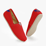 Freedom Red Custom Canvas Toms Shoes