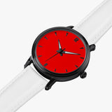 46mm Red Back Ground Unisex Automatic Watch(Black)