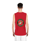 Marine Corps Dark Red Basketball Jersey