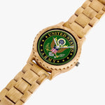 Army Italian Olive Lumber Wooden Watch