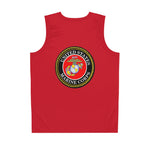 Marine Corps Dark Red Basketball Jersey