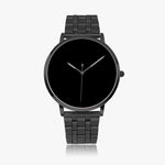 Black Instafamous Steel Strap Quartz watch - Wear Freedom Wear