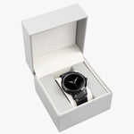 New Black Face Steel Strap Automatic Watch