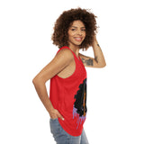 Purple Queen (Red) Unisex Tank Top (AOP)