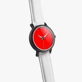 46mm Red Back Ground Unisex Automatic Watch(Black)