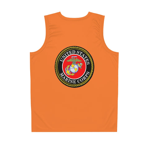 Marine Corps Orange Basketball Jersey