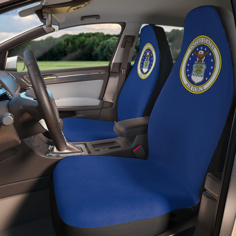 Air Force (Blue) Polyester Car Seat Covers