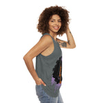 Purple Queen (Dark Grey) Unisex Tank Top (AOP)