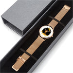 Golden Queen Fashion Ultra-thin Stainless Steel Quartz Watch (With Indicators)