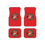 Marine Corps (Red) Car Mats (Set of 4)