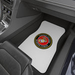 Marine Corps (White) Car Mats (Set of 4)