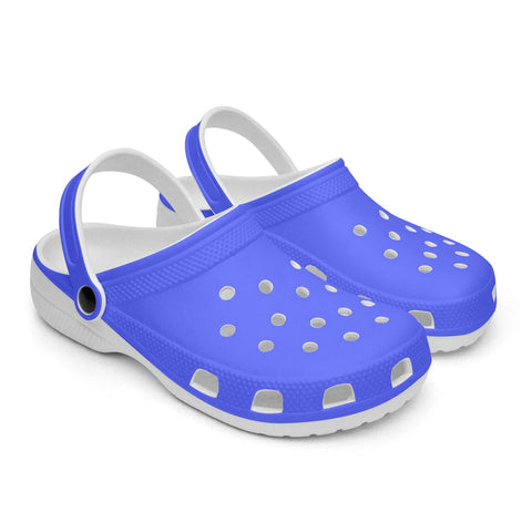 All Over Blue Printed Clogs