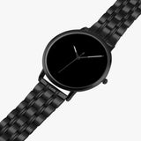 Black Instafamous Steel Strap Quartz watch - Wear Freedom Wear