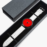 46mm Red Back Ground Unisex Automatic Watch(Black)